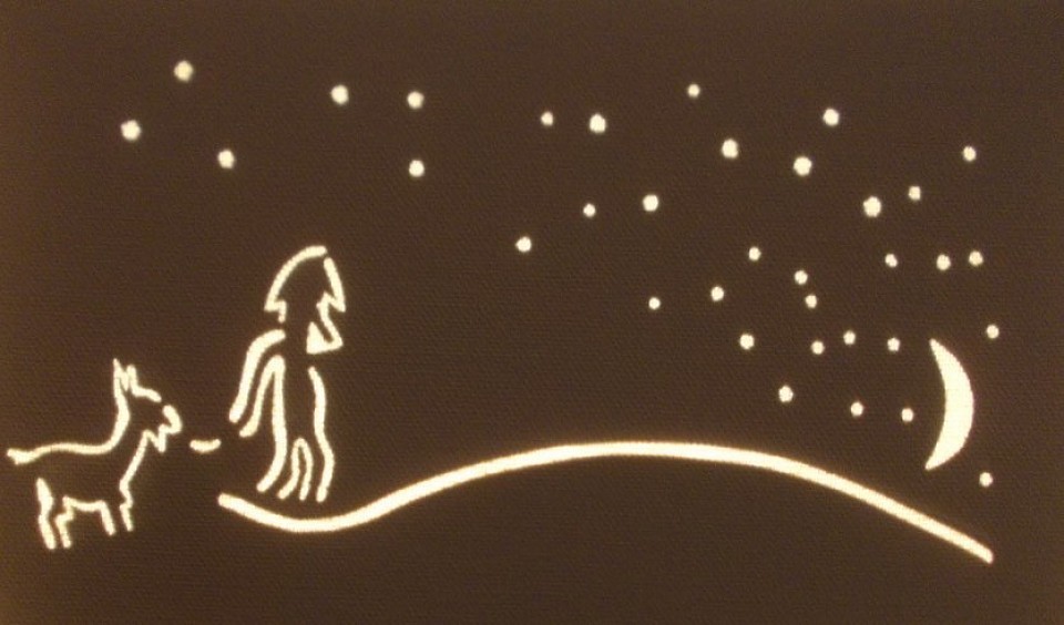 Series of shadows for an adaptation of the tale 
